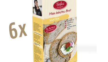 6 x 400g Glutenfreie Brotbackmischung SAATEN - Tanjas glutenfrei
