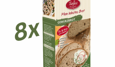 8 x 400g Glutenfreie Brotbackmischung GEWÜRZBROT - Tanjas glutenfrei
